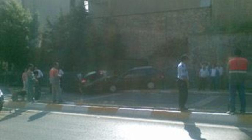 Maslak'ta trafik kazası