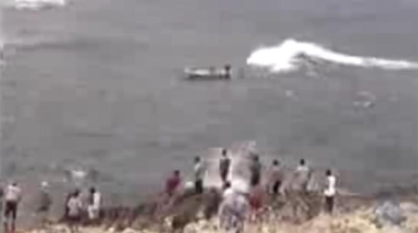 Denizde saniye saniye boğulma!