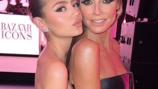 Heidi Klum'un kızı Leni Klum New York Moda Haftası'nda fırtına gibi esti! İç çamaşırı itirafı sosyal medyanın gündemine oturdu