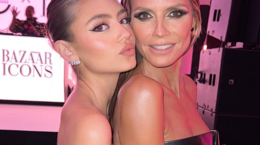 Heidi Klum'un kızı Leni Klum New York Moda Haftası'nda fırtına gibi esti! İç çamaşırı itirafı sosyal medyanın gündemine oturdu