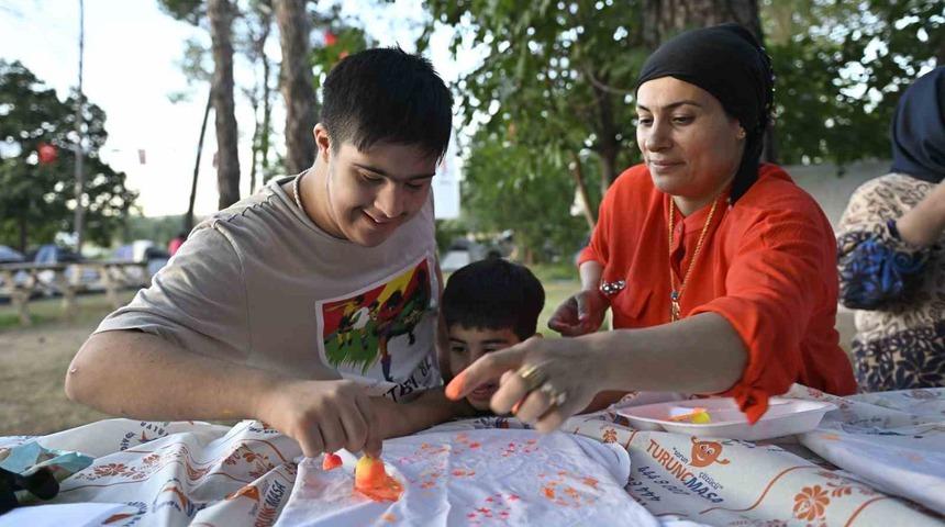 Engelli çocuklar Zeytinpark’ta kampta