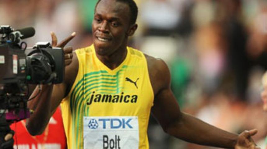 Yine Bolt, yine d&uuml;nya rekoru!