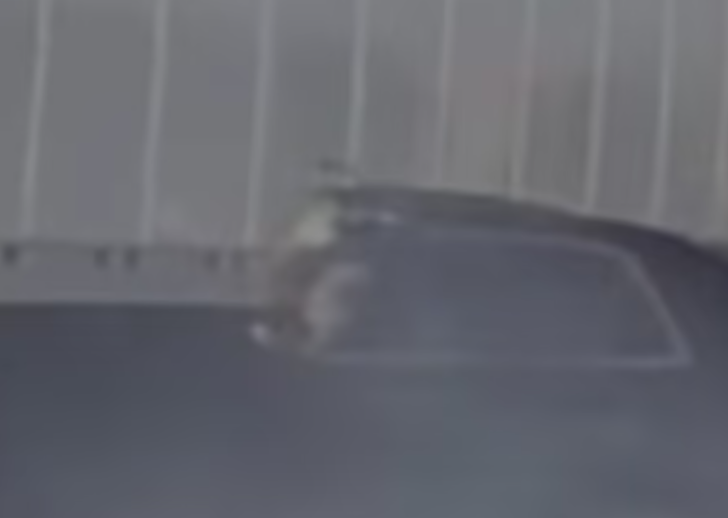 Altında kalan arabayı fark etmedi! Kamyon yoluna devam edince sürücü el sallayarak diğer arabalardan yardım istedi G4