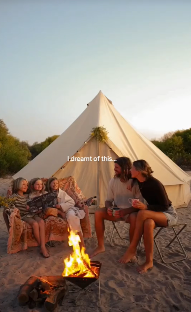 Sosyal medya onların yaşam tarzını konuşuyor! "Kocam ve 3 çocuğumla bir çadırda yaşıyorum"  G2