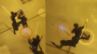 Elektroşok aleti ve sopayla saldırdılar! Hurdacıların kavgası kamerada