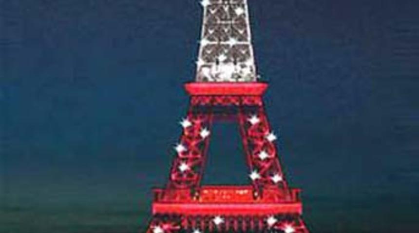 Eyfel kırmızı-beyaz, Fransa karışık