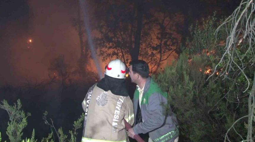 Çekmeköy’de ormanlık alanda çıkan yangın kontrol altına alındı