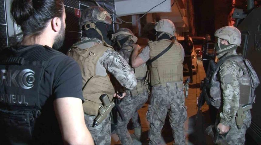 İstanbul’da uyuşturucu tacirlerine yönelik eş zamanlı operasyon