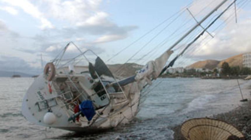 Dat&ccedil;a'da fırtına