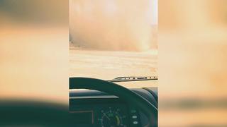 Çankırı'da hortum paniği! O anları böyle görüntülediler