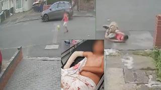 Evinin önünde futbol oynayan çocuğa köpek saldırdı! Bir anda koşarak gelip üzerine atladı... Çevredekiler yardıma koştu