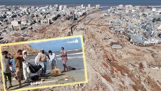 Libya'da sel trajedisi... Şehir resmen ikiye bölündü: Cesetler kıyıya vurmaya başladı... Nükleer bomba düşmüş gibi