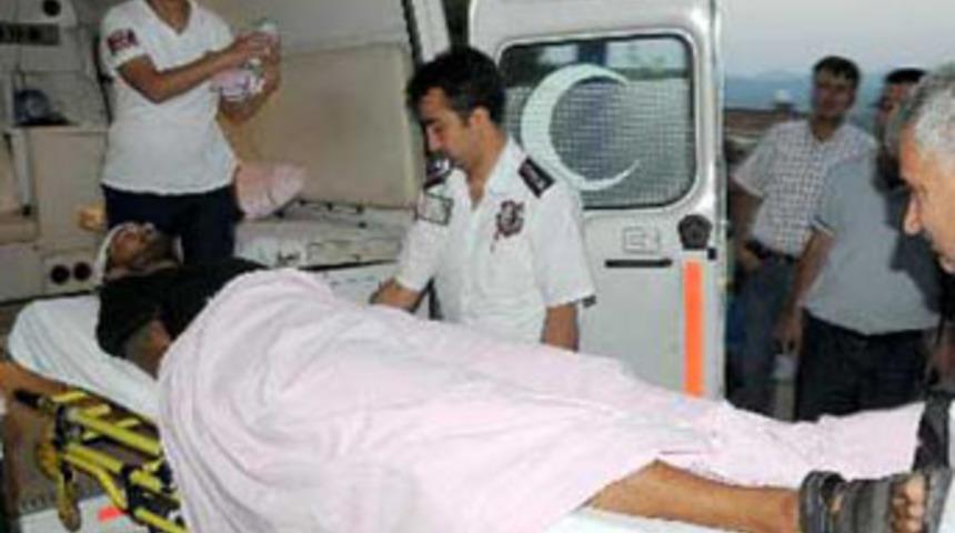 Turistleri odunla d&ouml;vd&uuml;ler