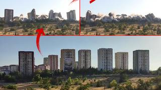 Dünyada bir ilk! Malatya'da 9 bina tek seferde yıkıldı! Görüntüler gündem oldu...