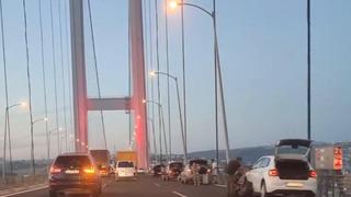Osmangazi Köprüsü'nde ilginç olay! Aynı anda çok sayıda aracın lastikleri patladı... Sebebi ortaya çıktı