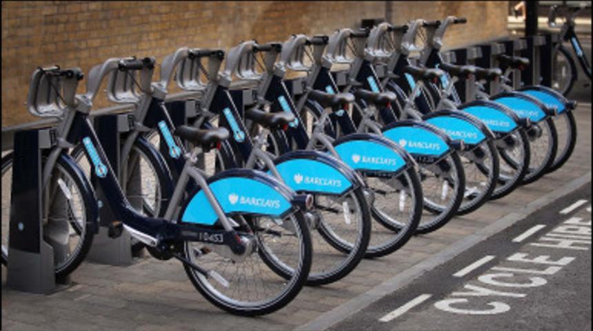 Bisiklet kiralama sistemi Londra'da da başladı