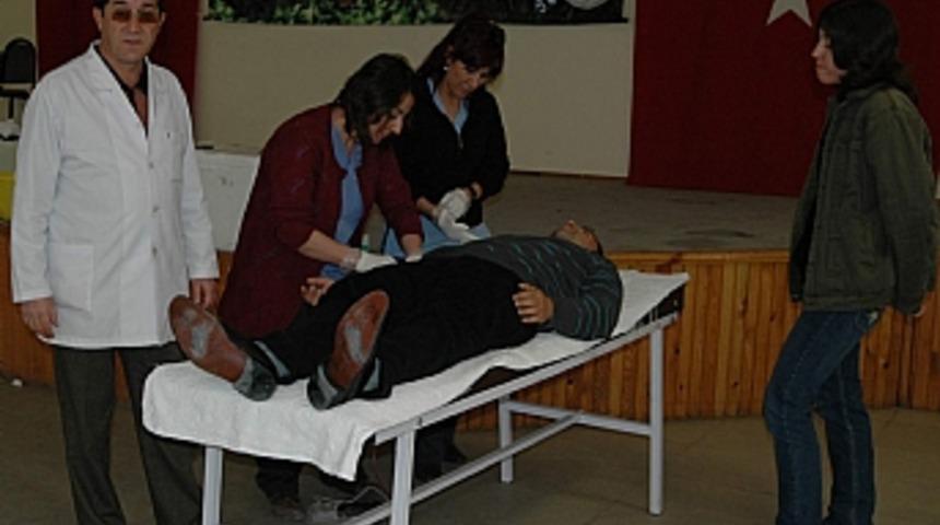 Milas'ta kan bağışı kampanyası