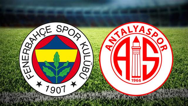 FENERBAHÇE ANTALYASPOR MAÇ SONUCU! Süper Lig Fenerbahçe Antalyaspor maçı hangi kanalda, nasıl izlenir? İlk 11'ler!
