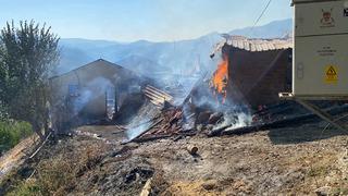 Kastamonu'daki köy yangını söndürüldü!