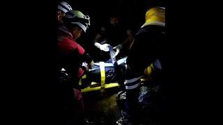 Yangına müdahale ederken düşmüştü! Mürettebatın kurtarılma görüntüleri ortaya çıktı