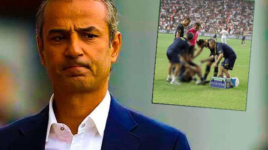 SON DAKİKA: Fenerbahçe'de maçın 3. dakikasında Cengiz Ünder şoku! Yine sakatlandı, saha kenarına geldi