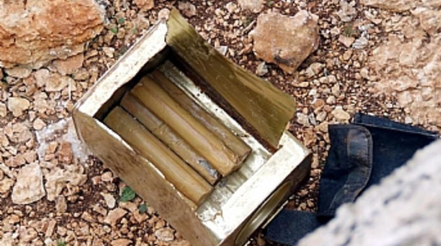 Gaziantep'te el yapımı bombalar bulundu