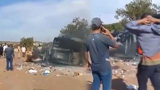 Libya'ya yardım için giden kurtarma ekibi kaza yaptı!