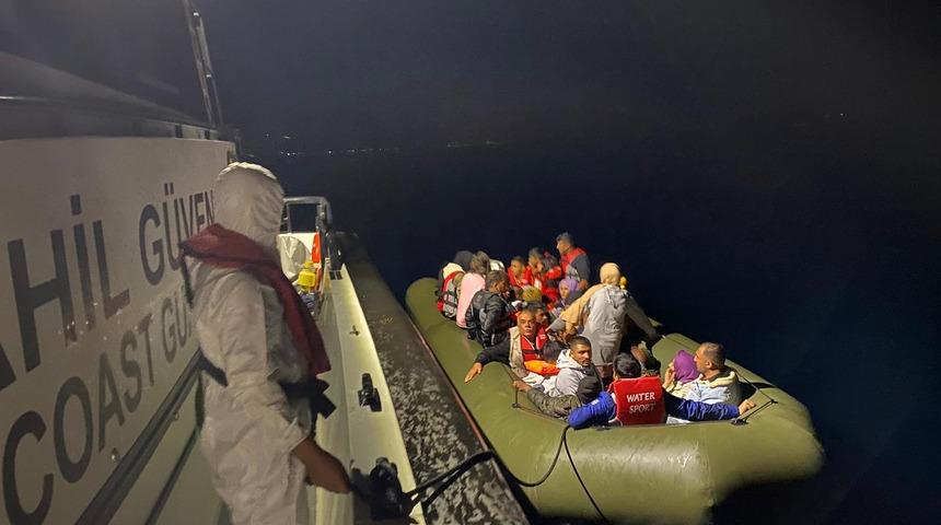 Çanakkale'de 39 düzensiz göçmen yakalandı