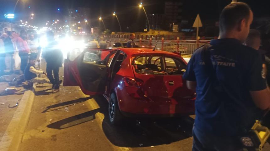 Kayseri'deki trafik kazasında 4 kişi yaralandı