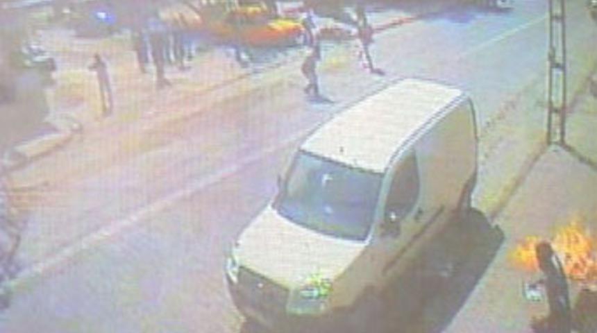 Markette dehşet g&ouml;r&uuml;nt&uuml;leri