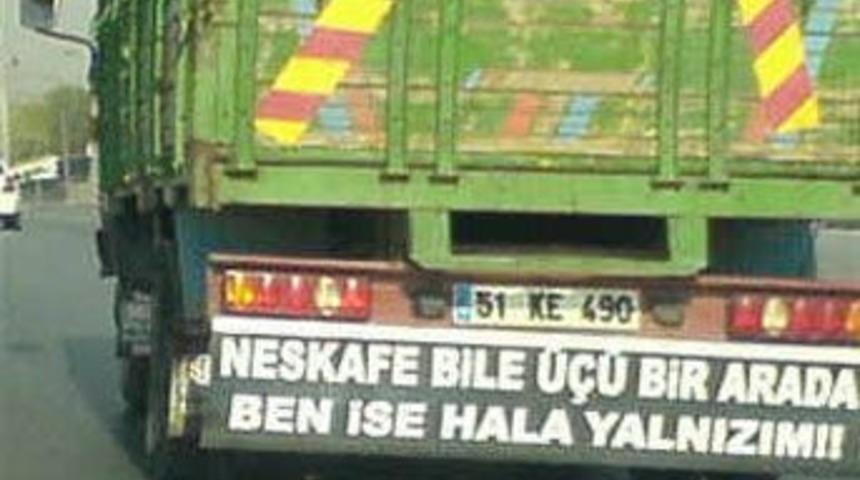 Yurdum şof&ouml;rlerinin yaratıcılığı!