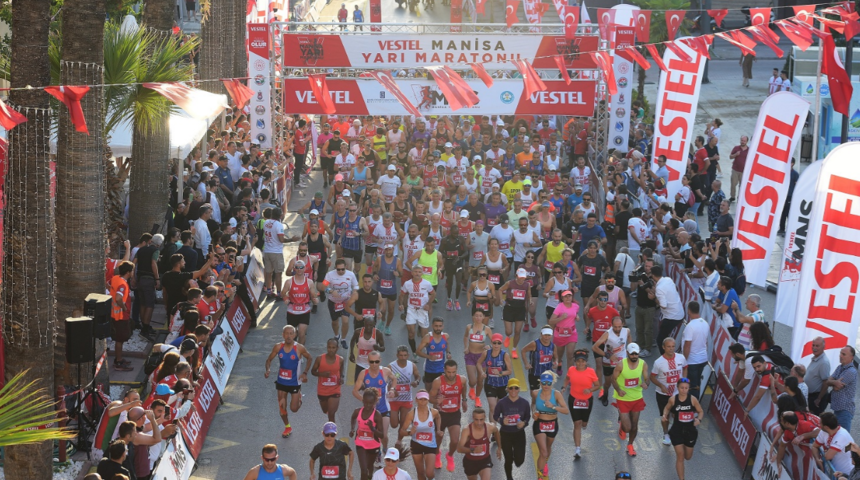 Uluslararası Vestel Manisa Yarı Maratonu heyecanı sona erdi