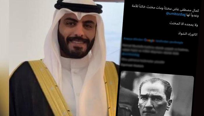 Kuveytli yazar Abdulaziz Duwaihi bin Rumaih Atatürk’ü hedef aldı, tepkiler peş peşe geldi: ‘Ülkeye girişi yasaklansın’