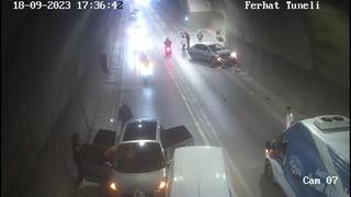 Amasya’da tünelde zincirleme kaza: 6 yaralı