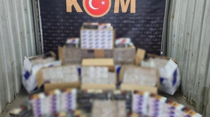 117 bin 740 adet i&ccedil;i dolu makaron ele ge&ccedil;irildi
