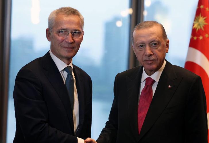 ABD'de yoğun diplomasi trafiği! Cumhurbaşkanı Erdoğan'dan Stoltenberg, Tebbun ve Duda ile görüştü