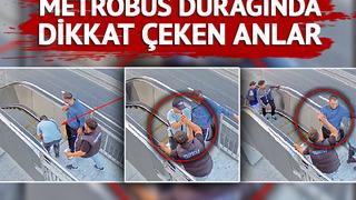 Metrobüs durağında yürüyen merdiveni durdurup 'çak' yaptılar: İBB o görüntüleri paylaştı, sosyal medyada gündem oldu! Sabotajcılar hakkında suç duyurusunda bulunuyoruz