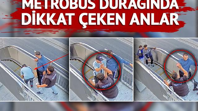 Metrobüs durağında yürüyen merdiveni durdurup 'çak' yaptılar: İBB o görüntüleri paylaştı, sosyal medyada gündem oldu! Sabotajcılar hakkında suç duyurusunda bulunuyoruz