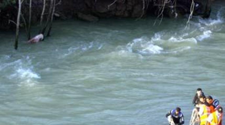 Kelkit &Ccedil;ayı'na otomobil u&ccedil;tu: 3 &ouml;l&uuml;