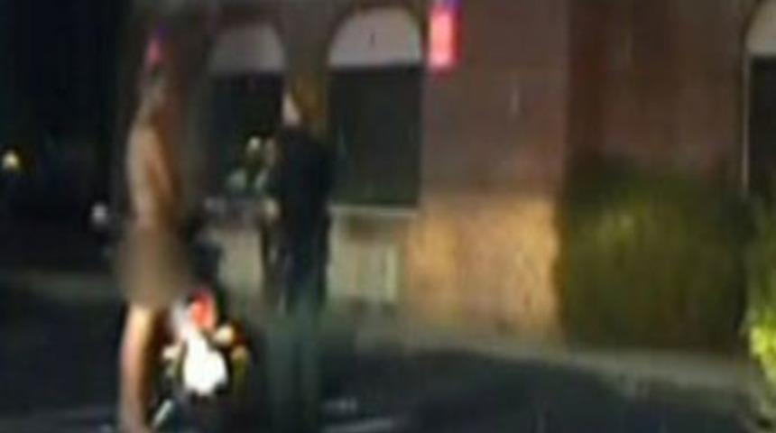 &Ccedil;ıplak fantezi hapiste bitti