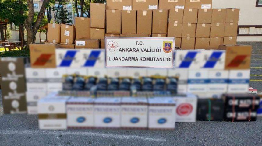 Başkentte sigara kaçakçılığı ve uyuşturucu operasyonu