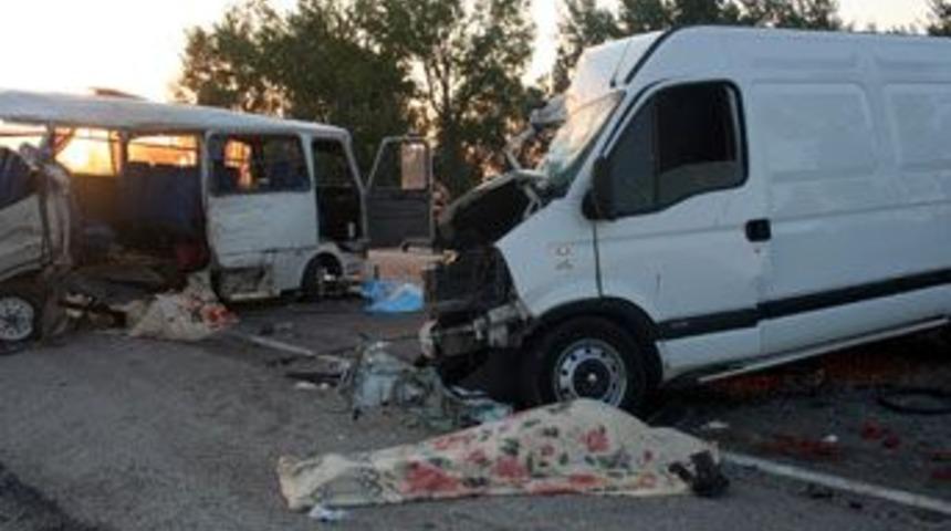 Edirne'de katliam gibi kaza