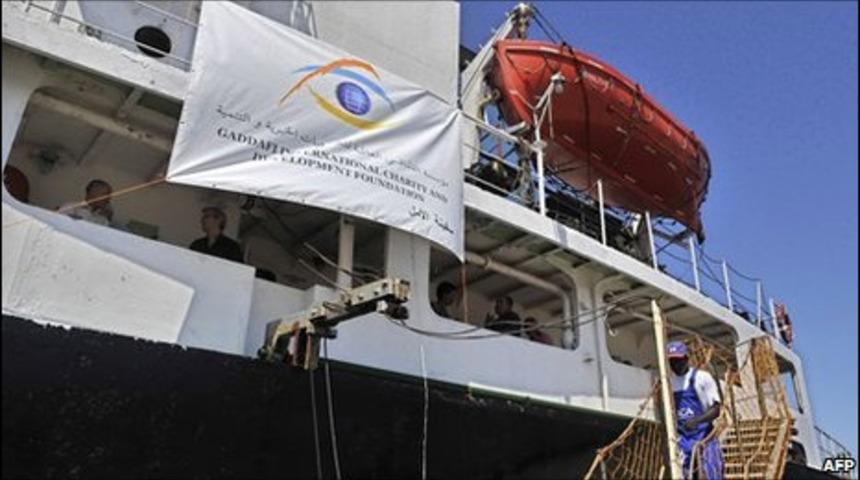 Libya gemisi Gazze ablukasını delmek i&ccedil;in yolda
