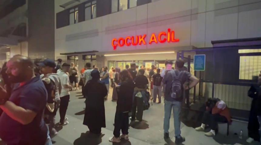 Kartal'da hastanede korku dolu dakikalar!