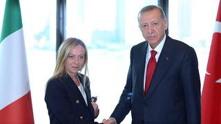 Cumhurbaşkanı Erdoğan, İtalya Başbakanı Meloni ile görüştü!