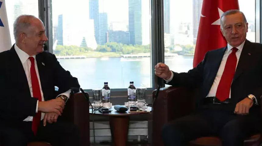 Cumhurbaşkanı Erdoğan, İsrail Başbakanı Netanyahu'yu kabul etti!