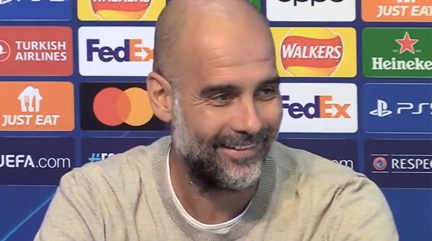 Guardiola, Galatasaray'ın rakibiyle gülerek dalga geçti!