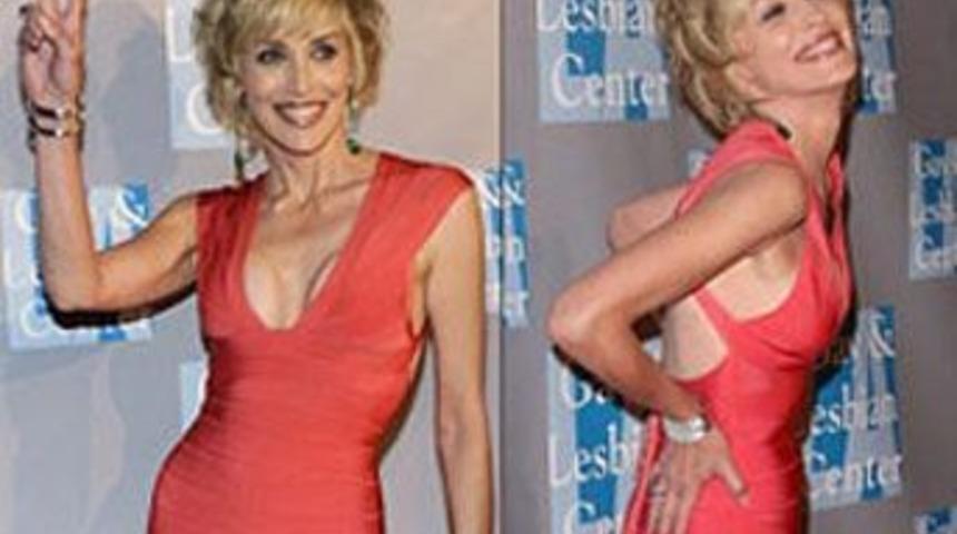 Sharon Stone'un engelleyemediği i&ccedil;g&uuml;d&uuml;!