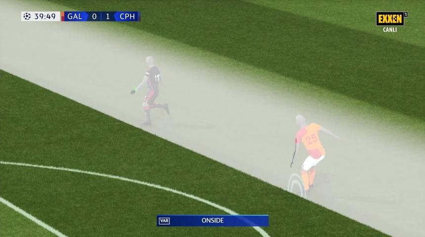 Son dakika: Galatasaray - Kopenhag maçında o teknoloji ilk kez kullanıldı! Konuk ekibin golünde...