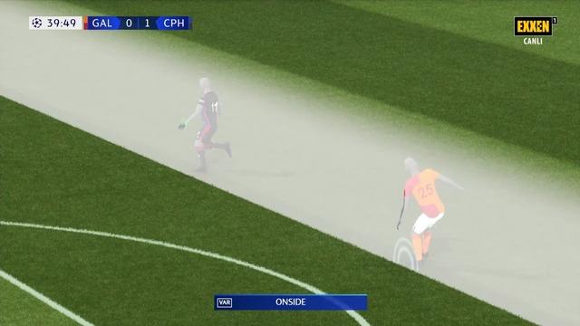 Son dakika: Galatasaray - Kopenhag maçında o teknoloji ilk kez kullanıldı! Konuk ekibin golünde...